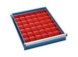 Einsatzkastenset 42 Stück für Schubladenschrank 550 mm breit