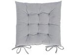 X-Mas Sitzkissen , Silberfarben , Textil , Füllung: Polyester,Polyester , 40x40 cm , Heimtextilien, Wohntextilien, Sitzkissen