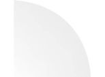 Eckwinkel Breno, Verkettungsplatte für Schreibtische Breno, L 800 x B 800 mm, Weiss