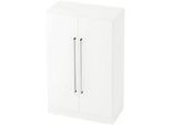 Aktenschrank TARVIS, mit Griff ohne Schloss, 3 Ordnerhöhen, B 800 x T 420 x H 1270 mm, weiss