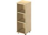 Schäfer Shop Genius Regal TETRIS WOOD, 3 OH, Höhe inkl. Gleiter, B 400 mm, Ahorn-Dekor
