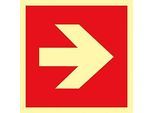 Schild Richtungspfeil, Folie