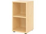 Regale Breno, 2 OH, 28 kg je Boden, B 400 x T 400 x H 748 mm, Spanplatte, Ahorn
