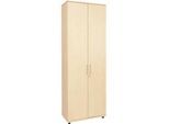 Schäfer Shop Genius Flügeltürenschrank TETRIS WOOD, 5 OH, Höhe inkl. Gleiter, B 800 mm, Ahorn-Dekor