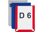 Magnet-Sichttaschen, DIN A6 hoch, transparent, 10 Stück