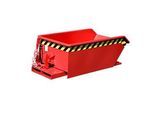 Kippbehälter Bauer Mini Typ MGU 230, 350 mm Schüttkantenhöhe, rot