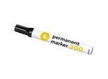 Permanentmarker S. 300, Rundspitze, Strichbreite 1,5-3 mm, wasserfest, offen lagerfähig, Aluminium & Kunststoff, schwarz, 1 Stück