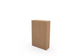 Schäfer Shop Genius Flügeltürenschrank TETRIS WALL, 5 Ordnerhöhen, Türanschlag rechts, B 1200 x T 440 x H 1880 mm, Buche-Dekor