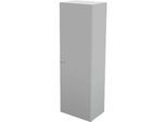 Schäfer Shop Genius Flügeltürenschrank TETRIS WALL, 5 Ordnerhöhen, Türanschlag rechts, B 600 x T 440 x H 1880 mm, lichtgrau