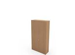 Schäfer Shop Genius Flügeltürenschrank TETRIS WALL, 6 Ordnerhöhen, Türanschlag rechts, B 1200 x T 440 x H 2250 mm, Buche-Dekor