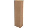 Schäfer Shop Genius Flügeltürenschrank TETRIS WALL, 6 Ordnerhöhen, Türanschlag rechts, B 600 x T 440 x H 2250 mm, Buche-Dekor
