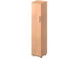 Schäfer Shop Genius Flügeltürenschrank TETRIS WOOD, 5 OH, B 400 x T 421 x H 1910 mm, Höhe inkl. Gleiter, Tür links