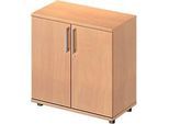 Schäfer Shop Genius Flügeltürenschrank TETRIS WOOD, 2 OH, Höhe inkl. Gleiter, B 800 mm, Buche-Dekor