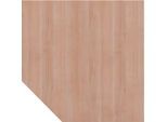 Trapezplatte ULM, B 1200 x T 1200 mm, Nussbaum-Dekor