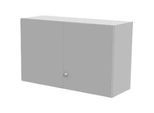 Schäfer Shop Genius Aufsatzschrank TETRIS WALL, 2 Ordnerhöhen, Türanschlag rechts, B 1200 x T 440 x H 740 mm,