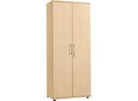 Schäfer Shop Genius Flügeltürenschrank TETRIS WOOD, 5 OH, Höhe inkl. Gleiter, B 800 mm, Buche-Dekor
