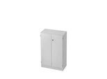 Aktenschrank, 3 OH, B 800 x T 420 x H 1270 mm, abschliessbar, lichtgrau