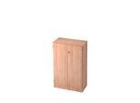 Aktenschrank 3 OH, B 800 x T 420 x H 1270 mm, abschliessbar, Nussbaum-Dekor