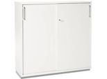 Schäfer Shop Genius Schiebetürenschrank TETRIS WOOD, 3 OH, B 1200 mm, Höhe inkl. Gleiter, weiss