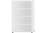 Schäfer Shop Select Regal, 4 OH, B 800 x T 420 x H 1514 mm, weiss