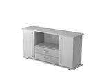 Sideboard mit 2 Schubladen, lichtgrau