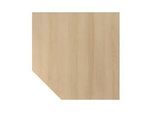 Trapezplatte TOPAS LINE, Eiche/graphit