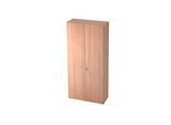 Aktenschrank TOPAS LINE, 6 Ordnerhöhen, B 1000 mm, Nussbaum/Nussbaum