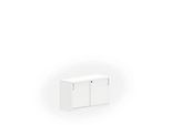 Anstellschiebetürenschrank NEVADA, B 1200 x H 740 mm, weiss