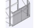 Gitterrückwand GRM-Set 6, Regalhöhe 3600 x Regallänge 2700 mm