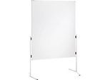 Franken Moderationstafel ECO, 1200 x 1500 mm, beidseitig, mit Rollen, weiss/Karton, ECO-UMTKR