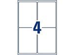 AVERY® Zweckform Versandetiketten, 99,1 x 143,5 mm, 300 Blatt, weiss