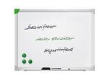 Franken Whiteboard U-Act!Line®, Hoch- & Querformat, emailliert, magnethaftend, recycelbar, mit Ablageschale, B 600 x H 450 mm