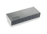Tafelwischer Edding e-BMA 2, mit Magnetstreifen, nachbestückbar, L 165 x B 75 x H 47 mm, weiss-anthrazit