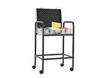 Magnetoplan Trolley für Moderatorenkoffer, Stahl, 4 Laufrollen, schwarz pulverbeschichtet