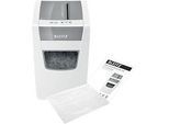 Aktenvernichter Leitz IQ Home Office Slim, Partikelschnitt 4 x 28 mm, P4, 23 l, 10-11 Bl., Antipapierstau