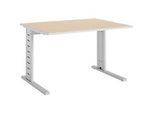 Schäfer Shop Select Schreibtisch Moxxo IQ, Rechteck, C-Fuss, B 1200 x T 800 x H 735 mm, Ahorn-Dekor