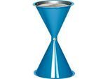 Standascher, aus Kunststoff, blau