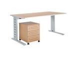 Schäfer Shop Select Büromöbelset 2-tlg. Moxxo IQ Schreibtisch B 1600 x T 800 mm, C-Fuss