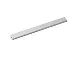 Maul Klemmleiste, Aluminium, L 428 x B 40 x H 13 mm, besonders flach, Klemmweite 10 mm