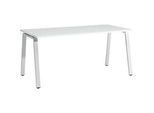 Schäfer Shop Select Schreibtisch Start Off, A-Fuss, Rechteck, Stahl/Holz, B 1600 x T 800 x H 735 mm, lichtgrau