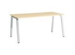 Schäfer Shop Select Schreibtisch Start Off, A-Fuss, Rechteck, Stahl/Holz, B 1600 x T 800 x H 735 mm, ahorn