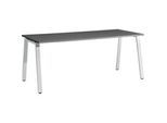 Schäfer Shop Select Schreibtisch Start Off, A-Fuss, Rechteck, Stahl/Holz, B 1800 x T 800 x H 735 mm, graphit