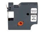 Schriftband kompatibel zu Dymo® Beschriftungsband D1/40913, selbstklebend, weiss/schwarz, Kunststoff, L 7 m x B 9 mm