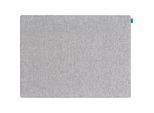 Akustik-Pinboard Board Up, Absorptionsklasse C, Stärke 24 mm, Textil & Recycling-PET, grau, B 500 x H 750 mm
