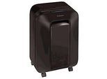 Aktenvernichter Fellowes® Powershred LX 200, Partikelschnitt 4 x 12 mm, P-4, 22 l, 12 Blatt Schnittleistung, mit Rollen, schwarz