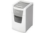 Leitz IQ Autofeed Office 150 Aktenvernichter P5, Vollautomatik, Mikroschnitt 2 x 15 mm, 44 l, 150 Blatt Schnittleistung, weiss