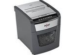 Rexel Optimum AutoFeed+ 50X Aktenvernichter P4, Vollautomatik, Partikelschnitt 4 x 28 mm, 20 l, 50 Blatt Schnittleistung, schwarz