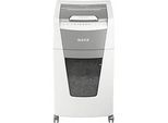 Leitz IQ Autofeed Office 300 Aktenvernichter P4, Vollautomatik, Partikelschnitt 4 x 30 mm, 60 lr, 300 Blatt Schnittleistung, mit Rollen, weiss