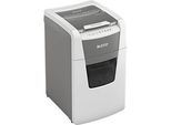 Leitz IQ Autofeed Office 150 Aktenvernichter P4, Vollautomatik, Partikelschnitt 4 x 30 mm, 44 l, 150 Blatt Schnittleistung, weiss