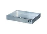 Kleingebindewanne Bauer KGW-P 2, Volumen 45 l, bis 100 kg, ohne Lochblechrost, B 800 x T 600 x H 120 mm, Stahl verzinkt